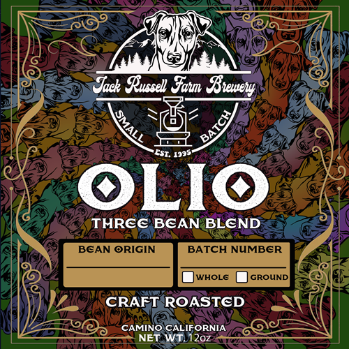 Olio Blend label